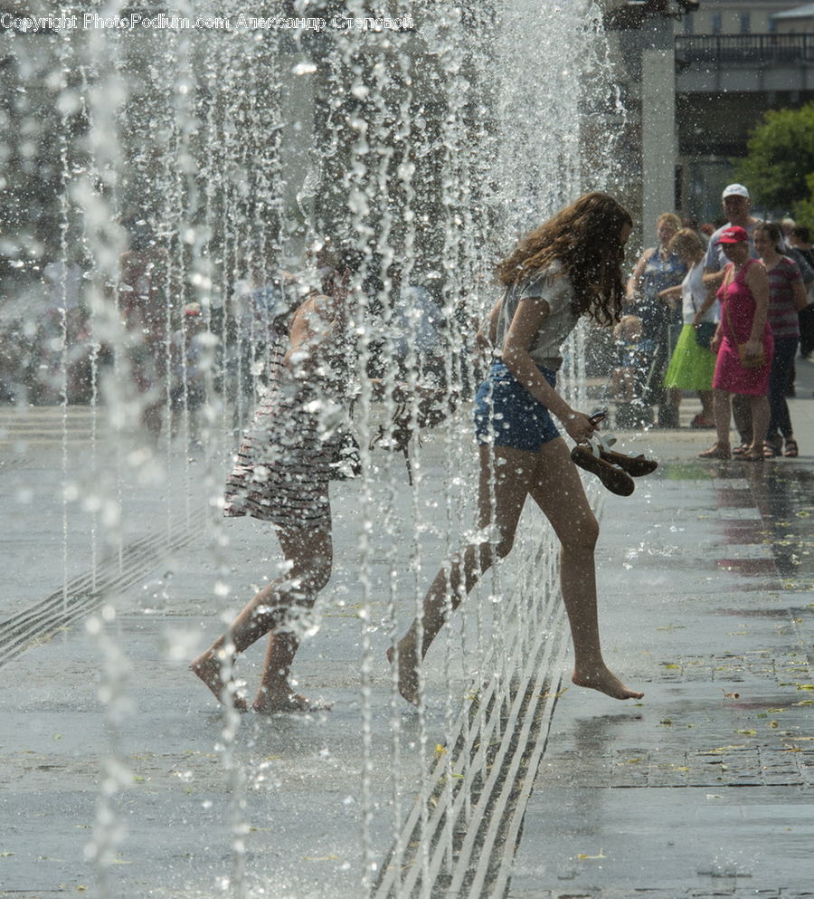 Fountain, Water, Sport, Swimming, Outdoors, Sea, Sea Waves