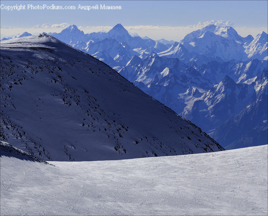 Arctic, Glacier, Ice, Mountain, Outdoors, Snow, Crest