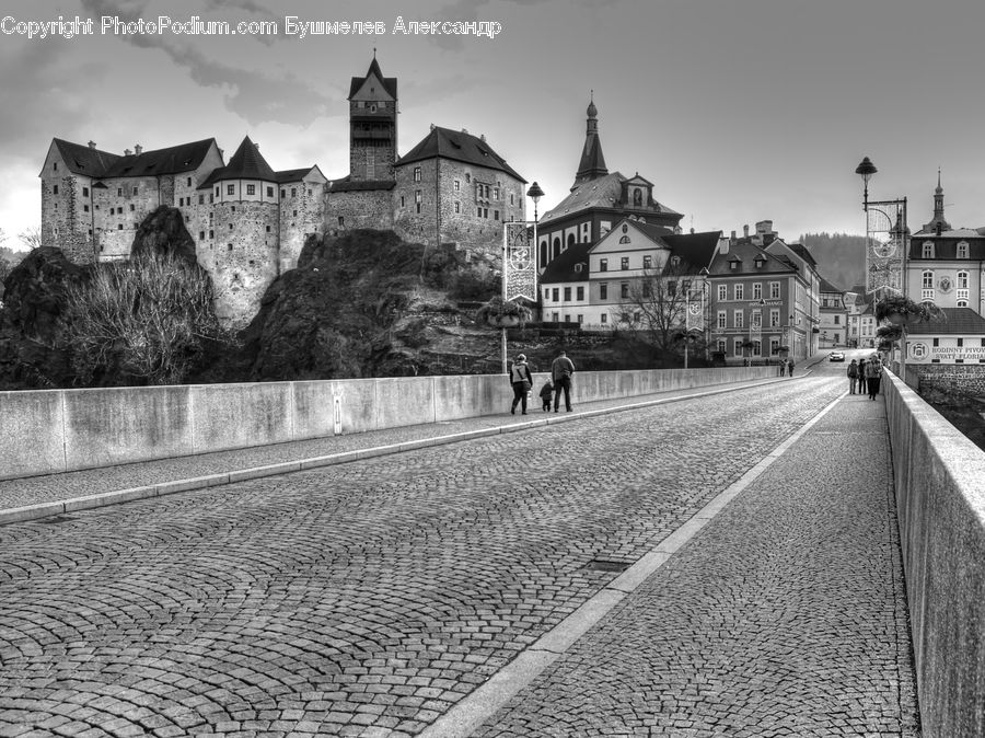 Architecture, Castle, Fort, Building, Downtown, Town, Housing