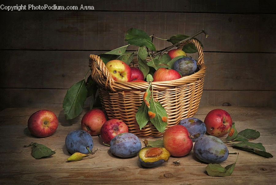Apple, Fruit, Plant, Potted Plant, Plum, Market, Produce