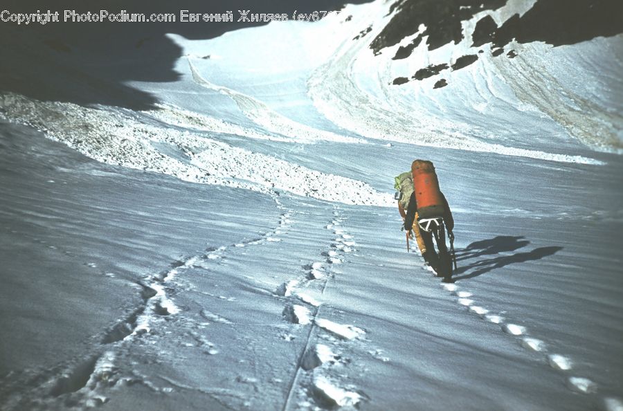 Arctic, Glacier, Ice, Mountain, Outdoors, Snow, Sport