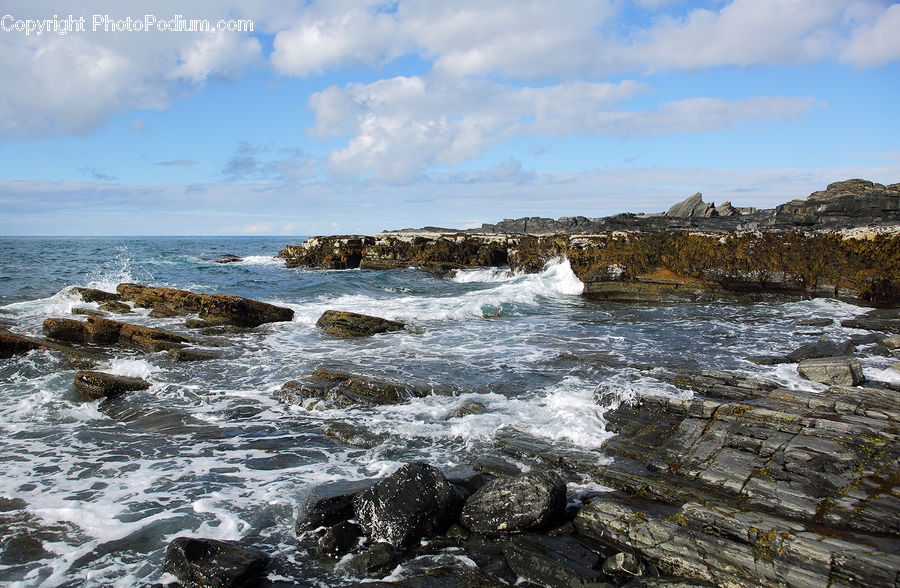 Coast, Outdoors, Sea, Water, Ocean, Promontory, Beach