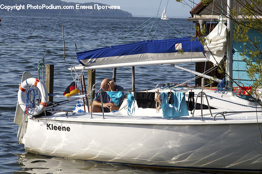 Boat, Watercraft, People, Person, Human, Dinghy, Sailboat
