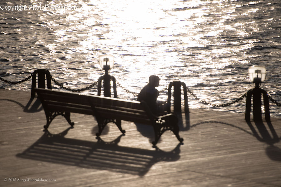 People, Person, Human, Bench, Chair, Furniture, Silhouette