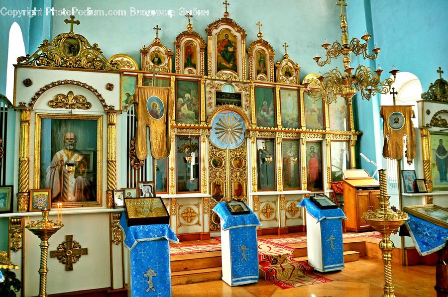 Altar, Architecture, Church, Worship, Dining Room, Indoors, Room