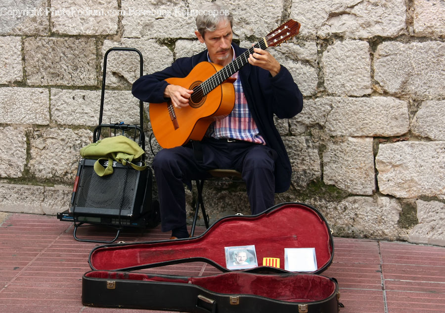 People, Person, Human, Limestone, Guitar, Guitarist, Musical Instrument