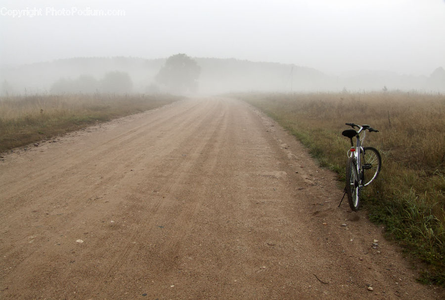 Bicycle, Bike, Vehicle, Dirt Road, Gravel, Road, Soil