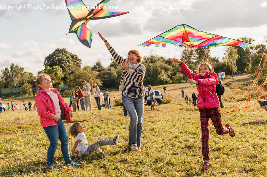 Human, People, Person, Kite, Outdoors, Countryside, Park