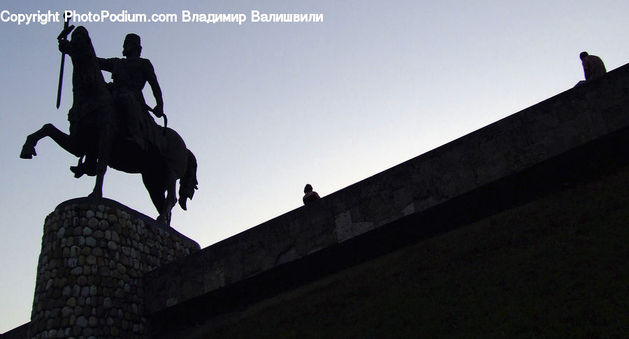 Art, Gargoyle, Statue, Silhouette, Sculpture