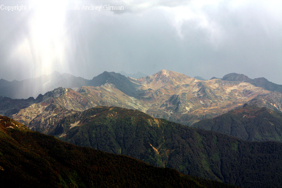 Crest, Mountain, Outdoors, Peak, Mountain Range, Landscape, Nature