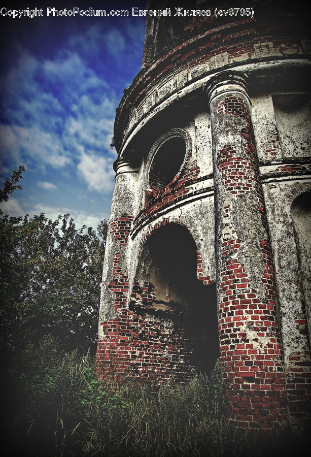 Brick, Architecture, Bell Tower, Clock Tower, Tower, Castle, Fort