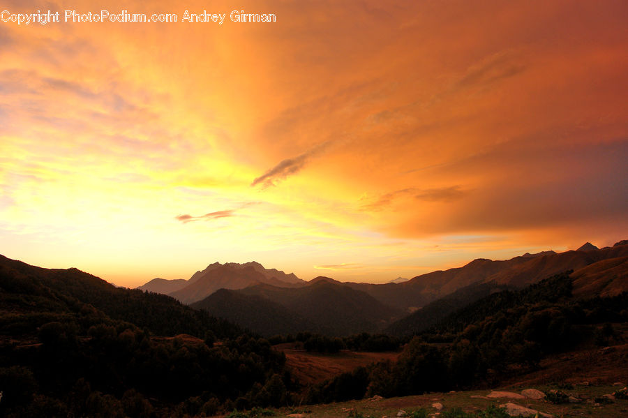 Dawn, Dusk, Sky, Sunrise, Sunset, Outdoors, Sun