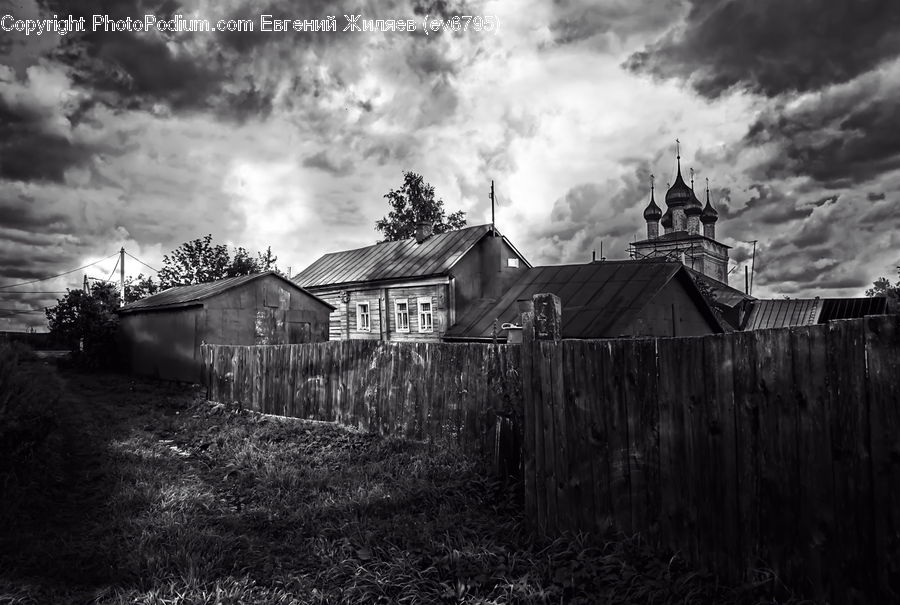 Architecture, Cathedral, Church, Worship, Fence, Cabin, Hut