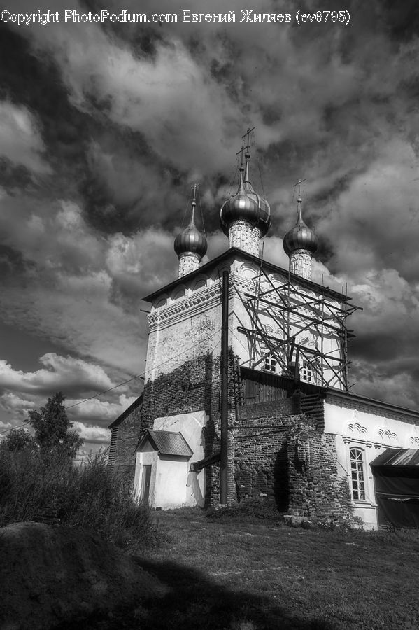 Outdoors, Storm, Weather, Architecture, Tower, Cabin, Hut