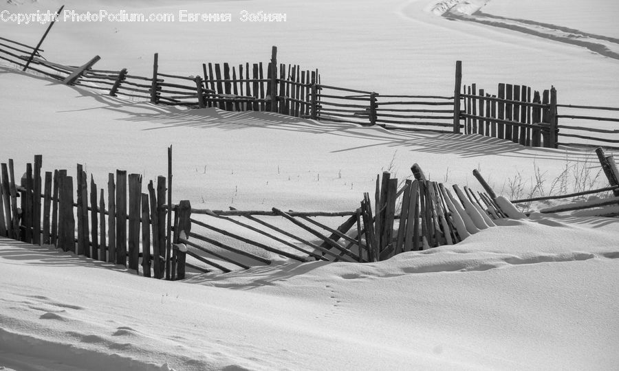 Ice, Outdoors, Snow, Sand, Soil, Fence, Column