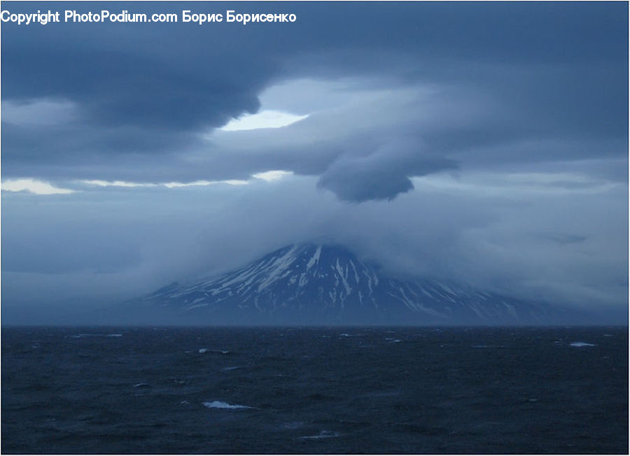 Eruption, Volcano, Azure Sky, Cloud, Outdoors, Sky