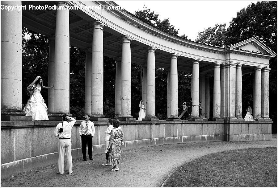Column, Pillar, Architecture, Court, Building, Housing, Villa