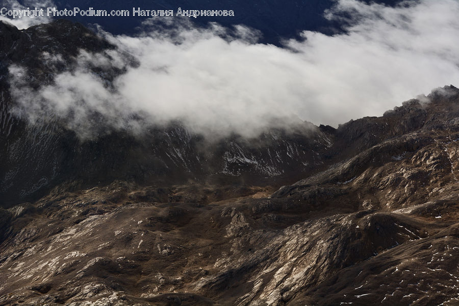 Landslide, Crest, Mountain, Outdoors, Peak, Mountain Range, Landscape