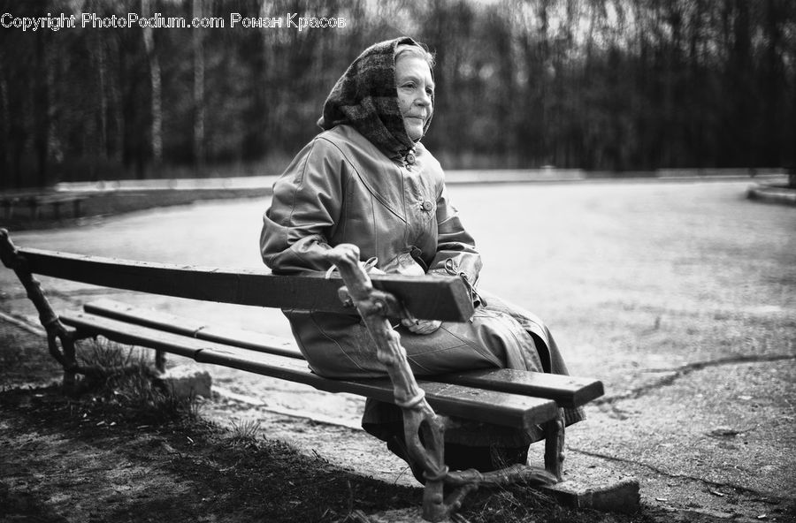 Human, People, Person, Bench, Portrait, Selfie