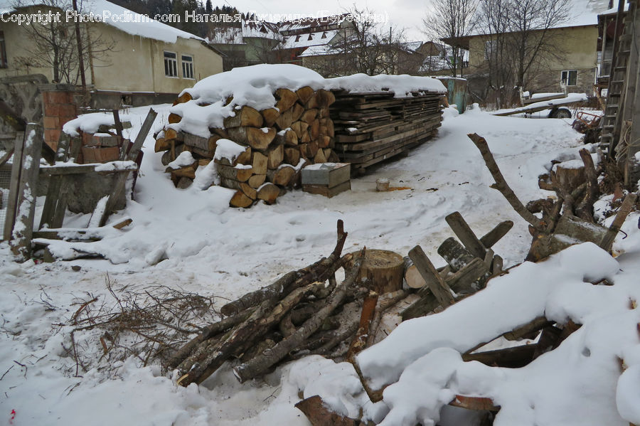 Lumber, Blizzard, Outdoors, Snow, Weather, Winter, Ice