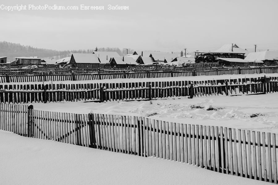 Fence, Dock, Pier, Bridge, Boardwalk, Deck, Path