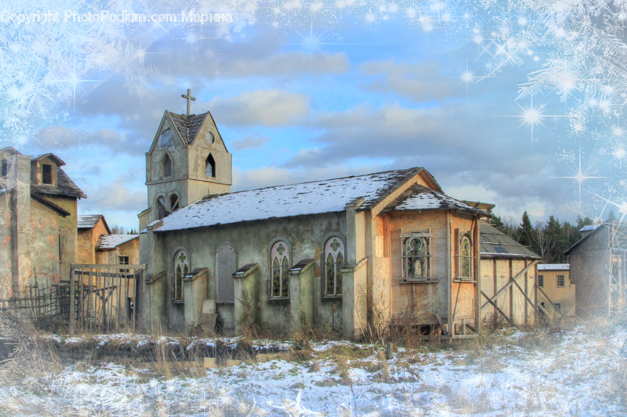 Architecture, Church, Worship, Housing, Monastery, Tower, Dog House