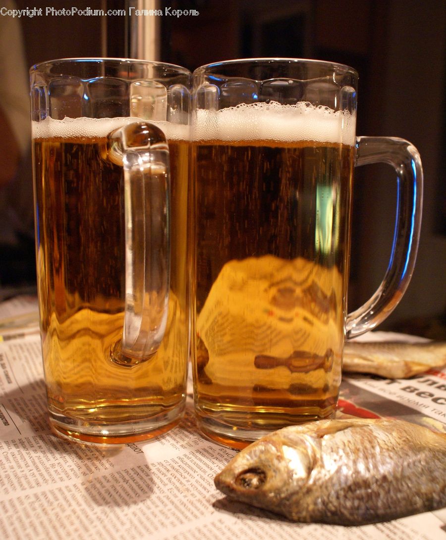 Alcohol, Beer, Beer Glass, Beverage, Glass, Drink, Bread