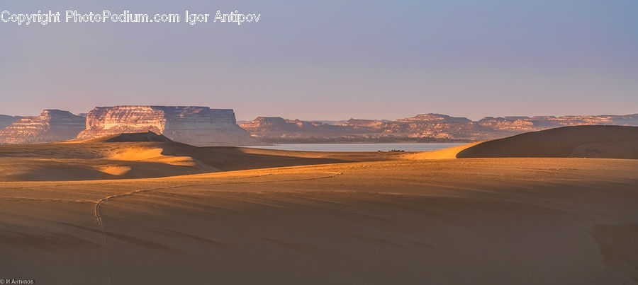 Desert, Outdoors, Mesa, Sand, Soil, Dune, Sea