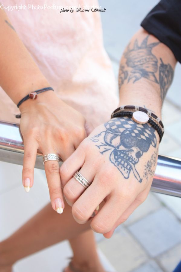 People, Person, Human, Tattoo, Hand, Holding Hands, Finger