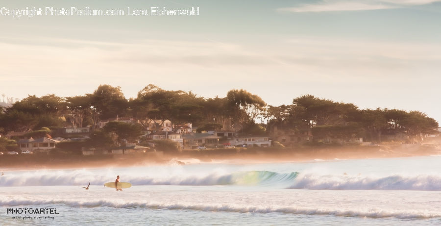 Beach, Coast, Outdoors, Sea, Water, Building, Downtown