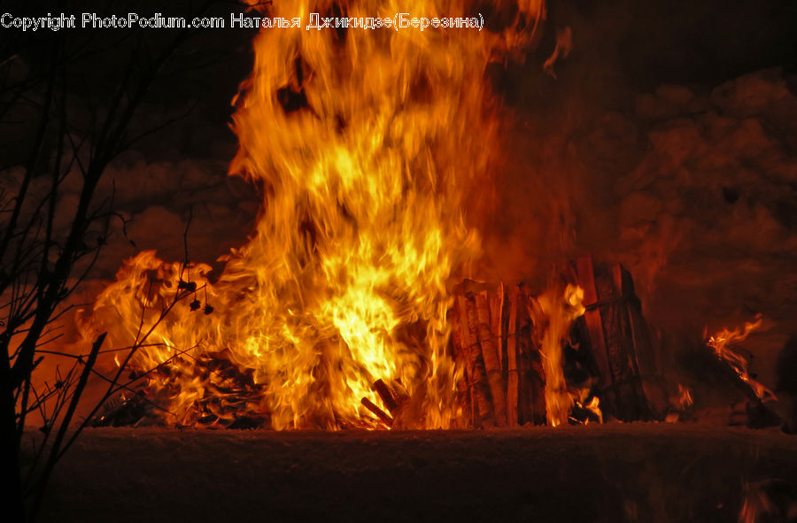 Fire, Fireplace, Hearth, Forest Fire, Flame, Bonfire, Campfire