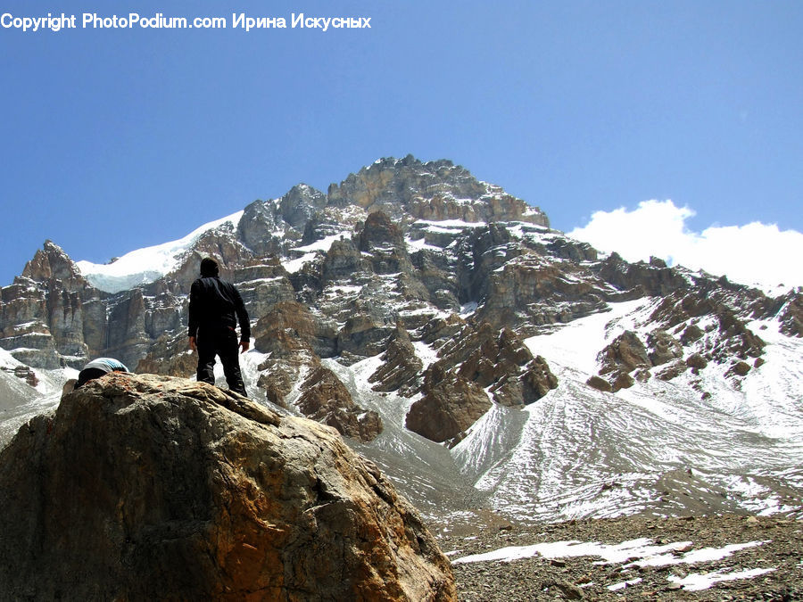 Crest, Mountain, Outdoors, Peak, Alps, Rock, Soil