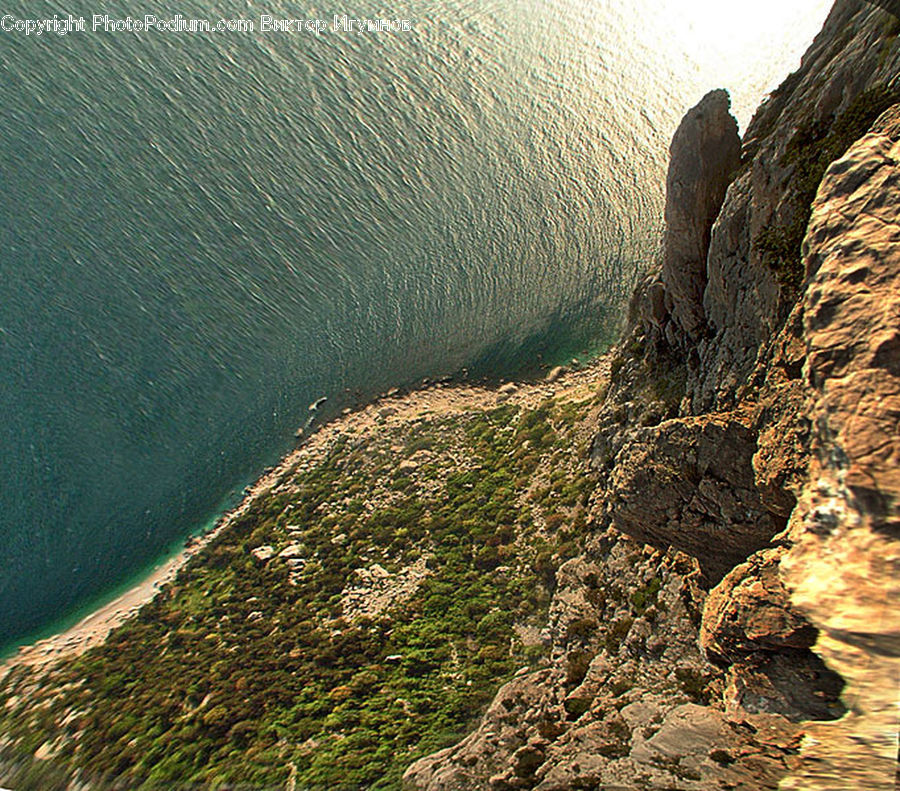 Cliff, Outdoors, Coast, Sea, Water, Rock, Landscape
