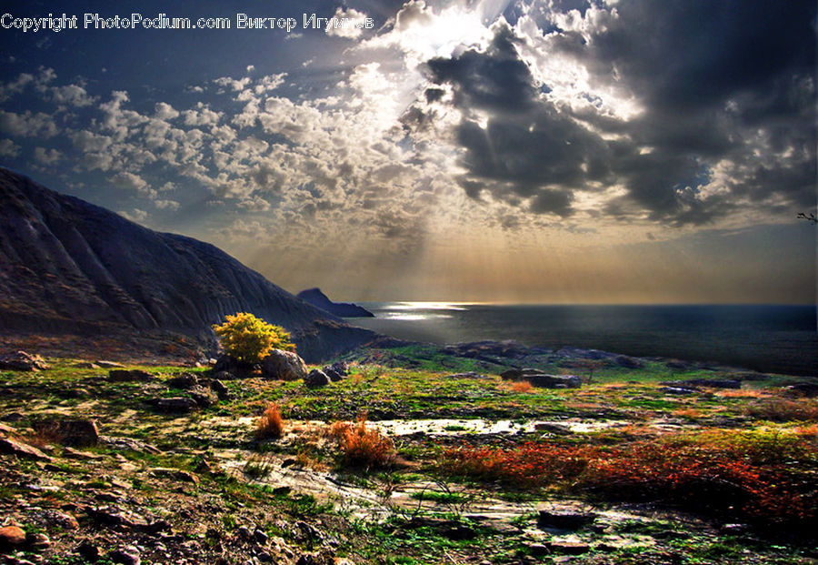 Basin, Outdoors, Azure Sky, Cloud, Sky, Mountain, Mountain Range