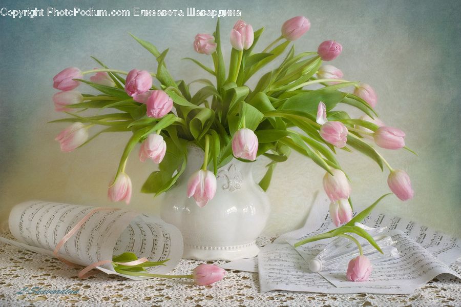 Glass, Goblet, Flower, Flower Arrangement, Flower Bouquet, Floral Design, Ikebana