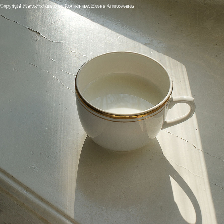 Coffee Cup, Cup, Porcelain, Saucer