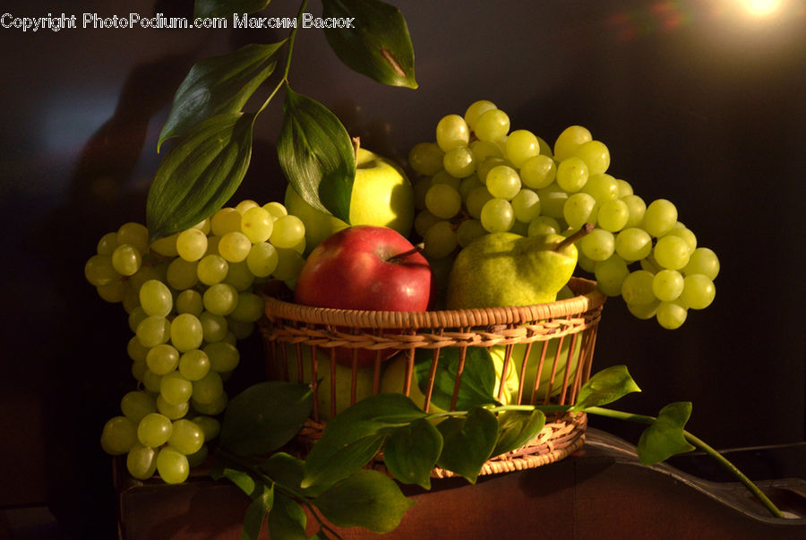 Fruit, Grapes, Plant, Potted Plant, Apple, Cherry, Acanthaceae