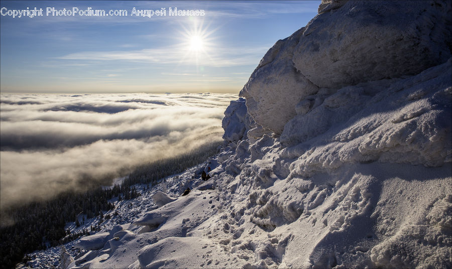 Arctic, Glacier, Ice, Mountain, Outdoors, Snow, Landscape