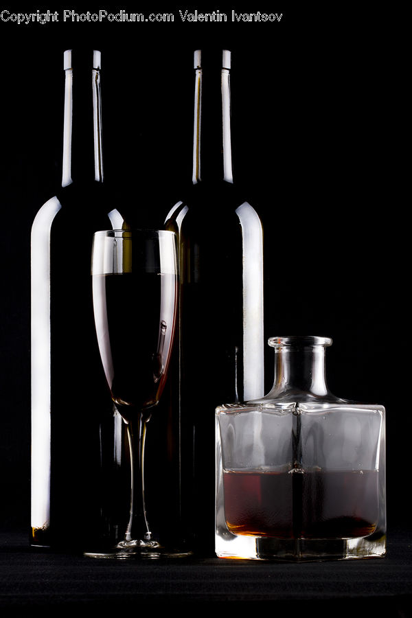 Glass, Beverage, Drink, Bottle, Alcohol, Wine, Wine Glass