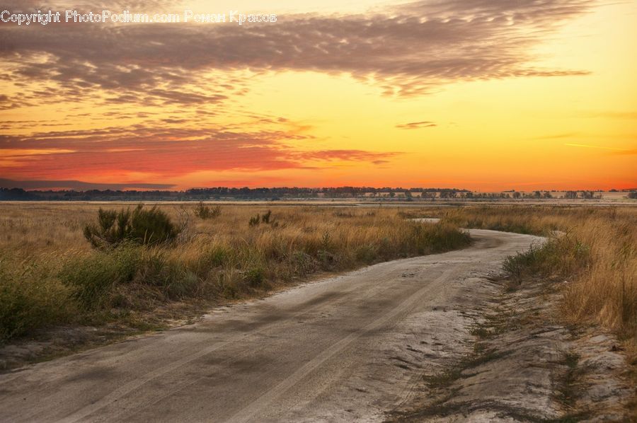 Dirt Road, Gravel, Road, Landscape, Nature, Scenery