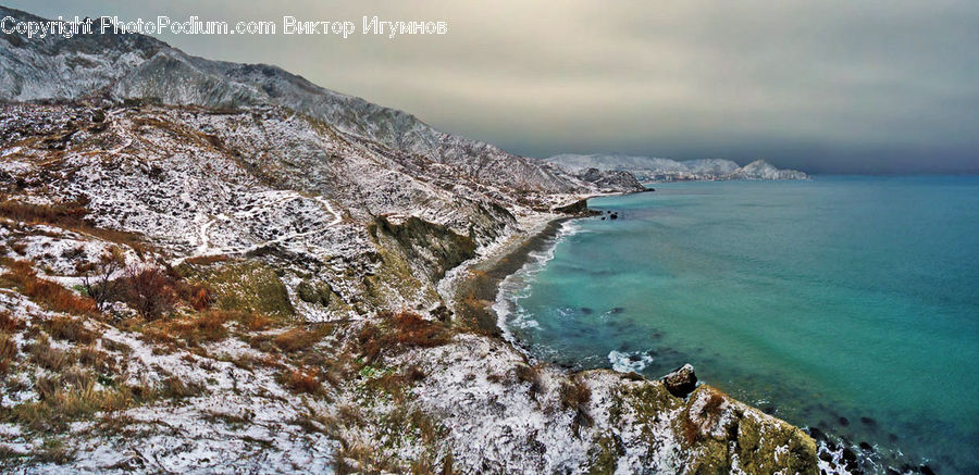 Promontory, Coast, Outdoors, Sea, Water, Rock, Cliff