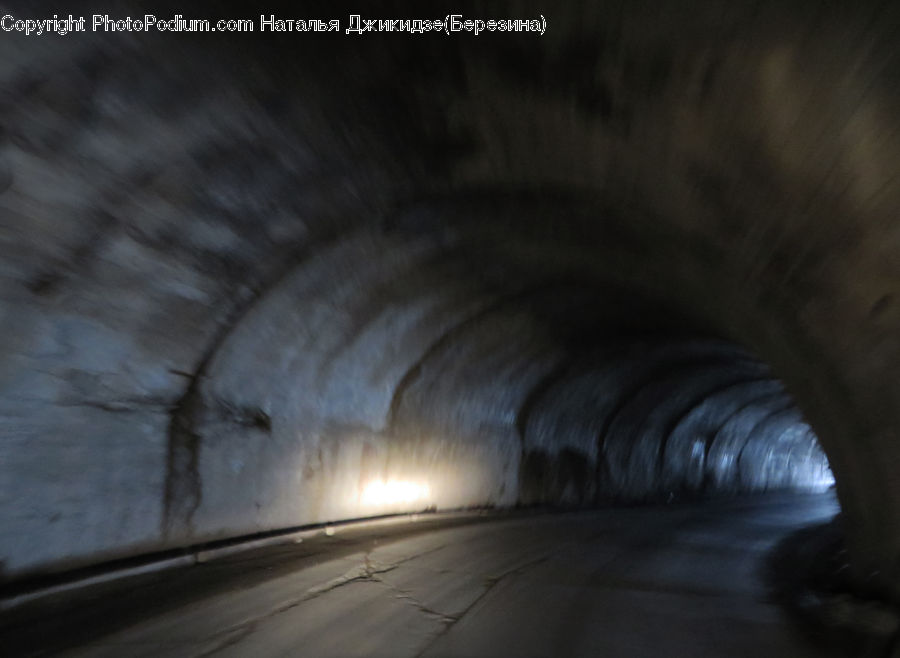 Tunnel, Dirt Road, Gravel, Road