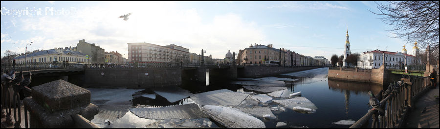 Canal, Outdoors, River, Water, Architecture, Castle, Fort