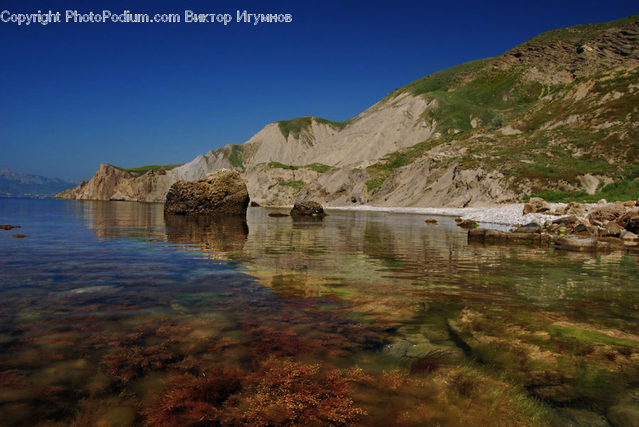 Promontory, Cliff, Outdoors, Coast, Sea, Water, Landscape