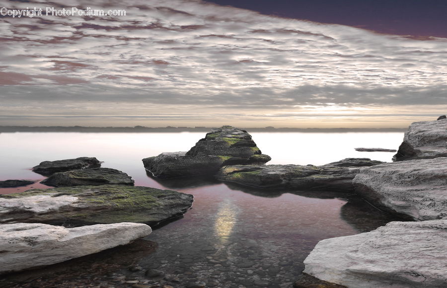 Rock, Coast, Outdoors, Sea, Water, Cove, Sea Waves