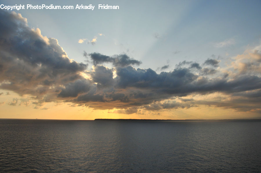 Azure Sky, Cloud, Outdoors, Sky, Ocean, Sea, Water