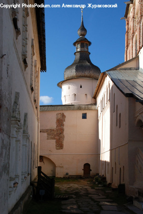 Architecture, Housing, Monastery, Bell Tower, Clock Tower, Tower, Alley
