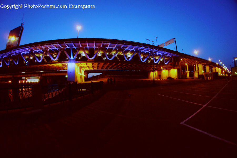 Arena, Architecture, Convention Center, Tower, City, Downtown, Lighting