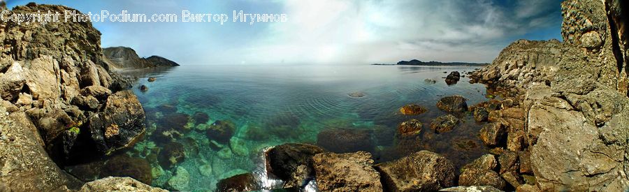 Cliff, Outdoors, Coast, Cove, Sea, Water, Rock