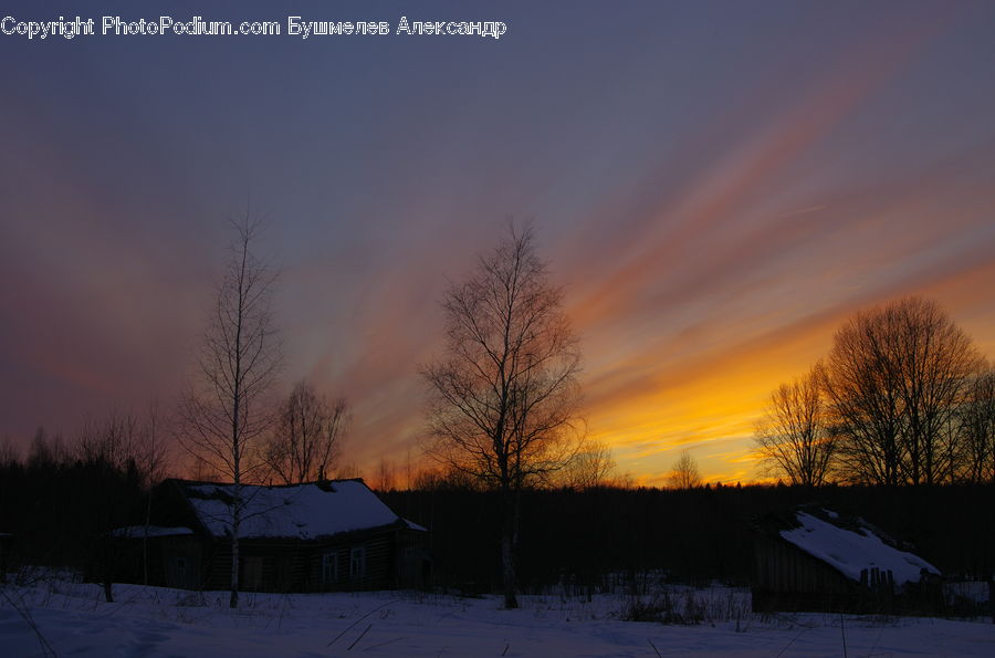 Dawn, Dusk, Red Sky, Sky, Sunrise, Sunset, Outdoors